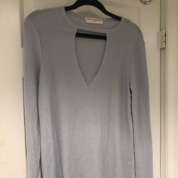 Urban outfitters blue keyhole top - Picture 2 of 2